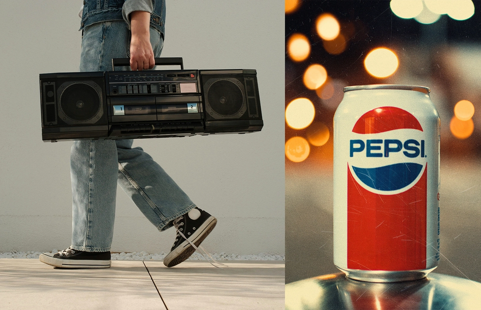 nostalgia 80s boombox pepsi