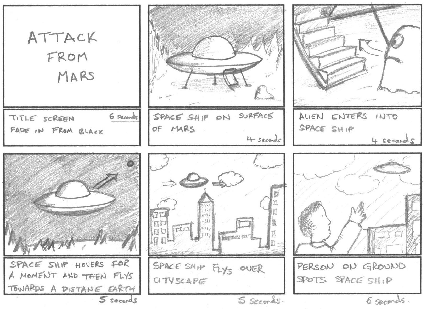 Contoh storyboard animasi.