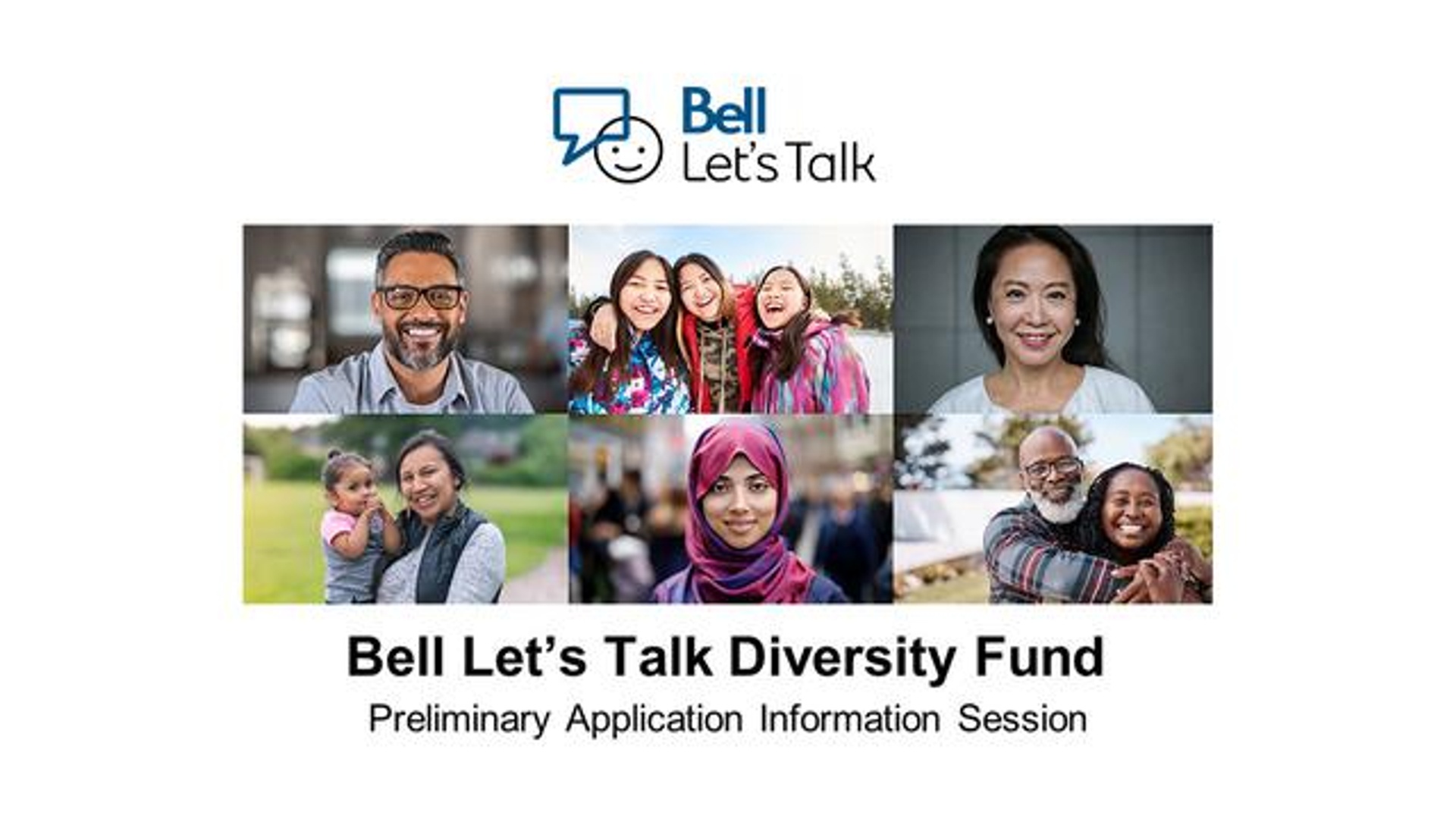 Bell Let's Talk Diversity Fund Information Session