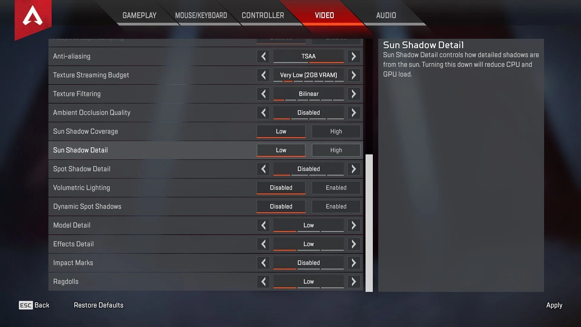 Apex Legends FPS Artırmak için 5 Adım
