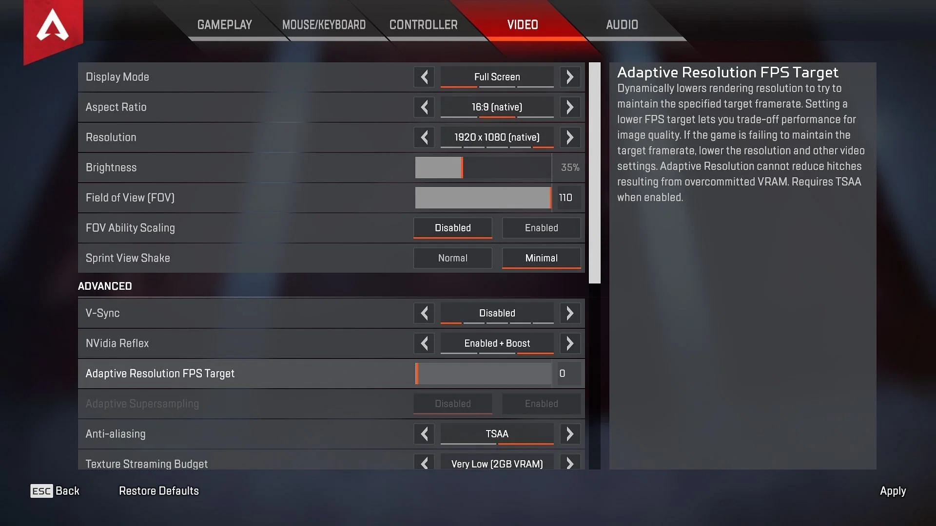Apex Legends FPS Artırmak için 5 Adım
