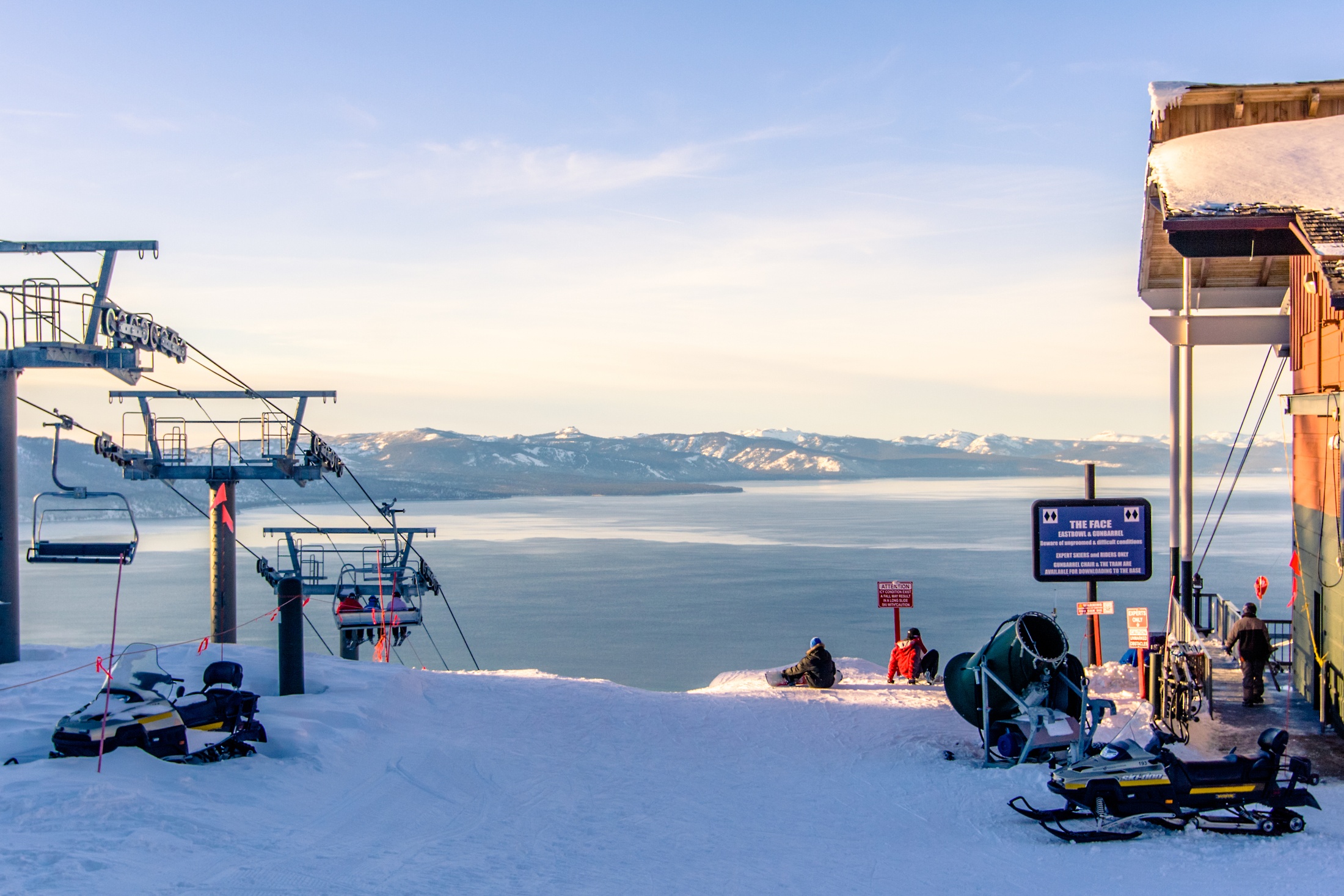 Sunset Ride Down at Heavenly Resort