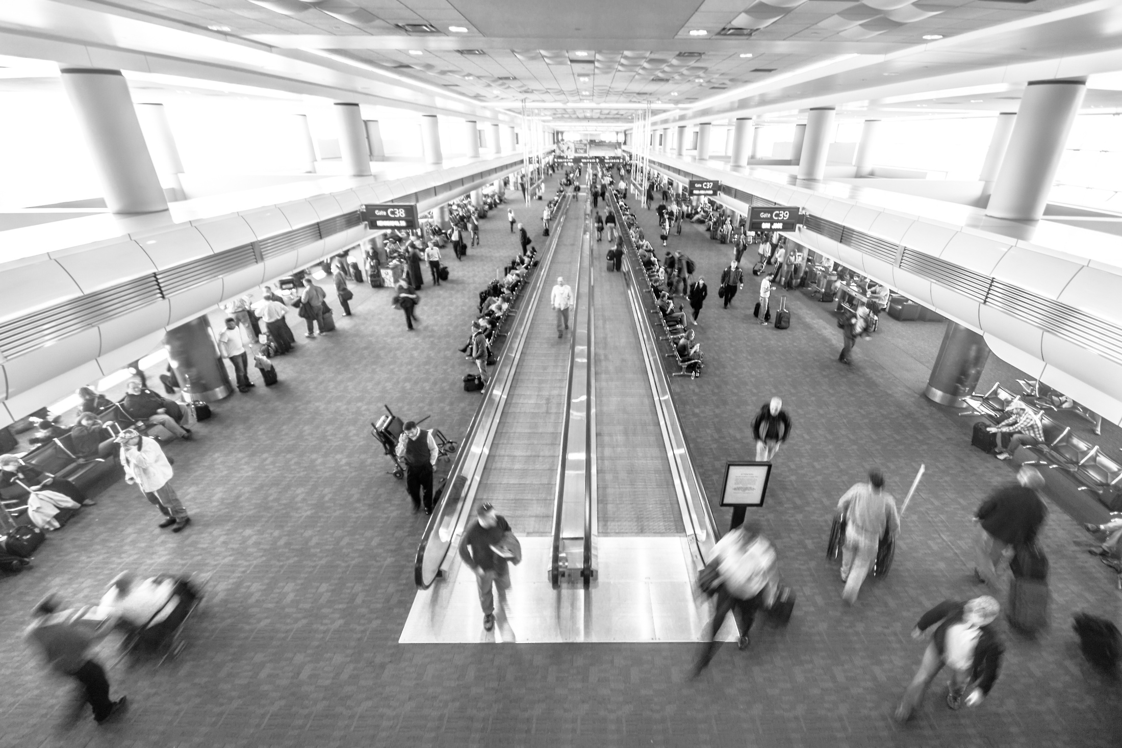 A Busy Terminal C