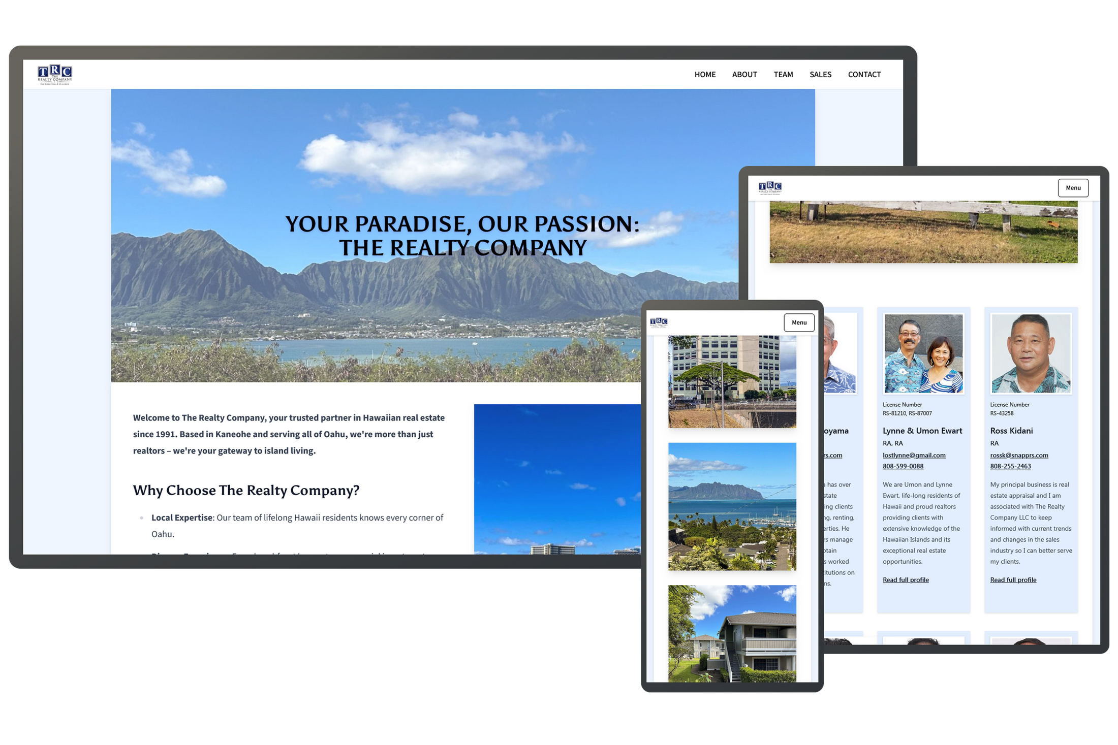 Hawaiian Realty Website