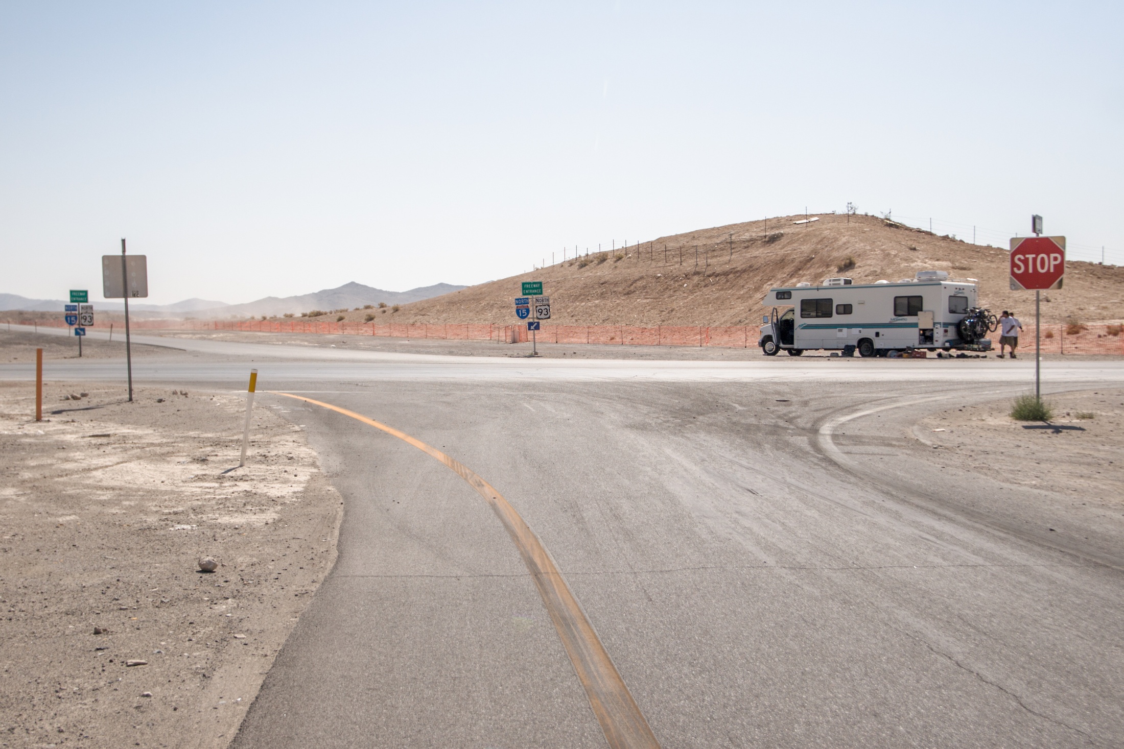 Flat Tire Fun In The Desert