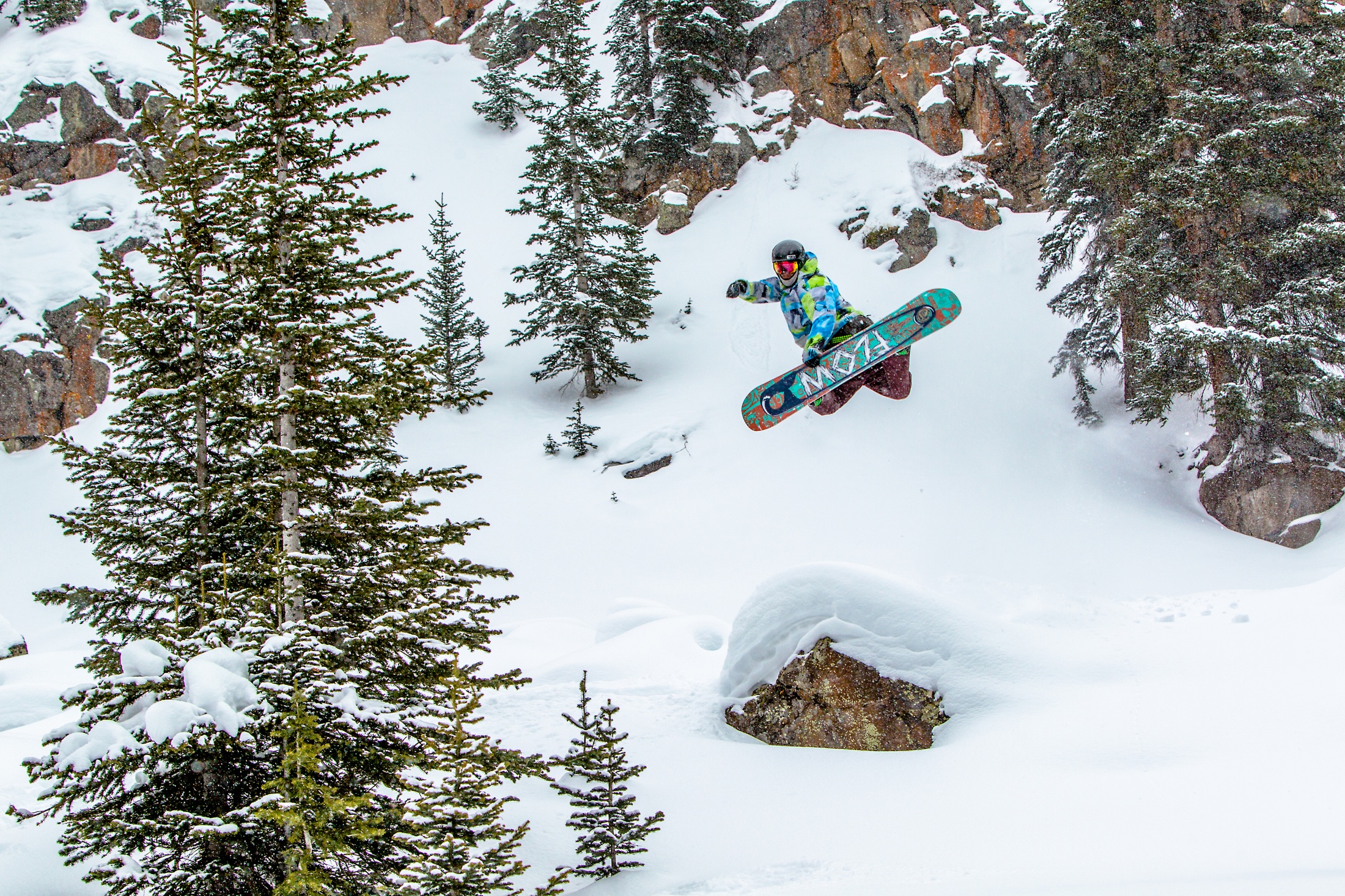 Micah Hoogeven Popping Off a Pillow