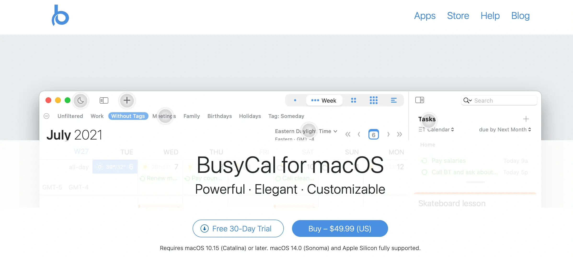 BusyCal for MacOS