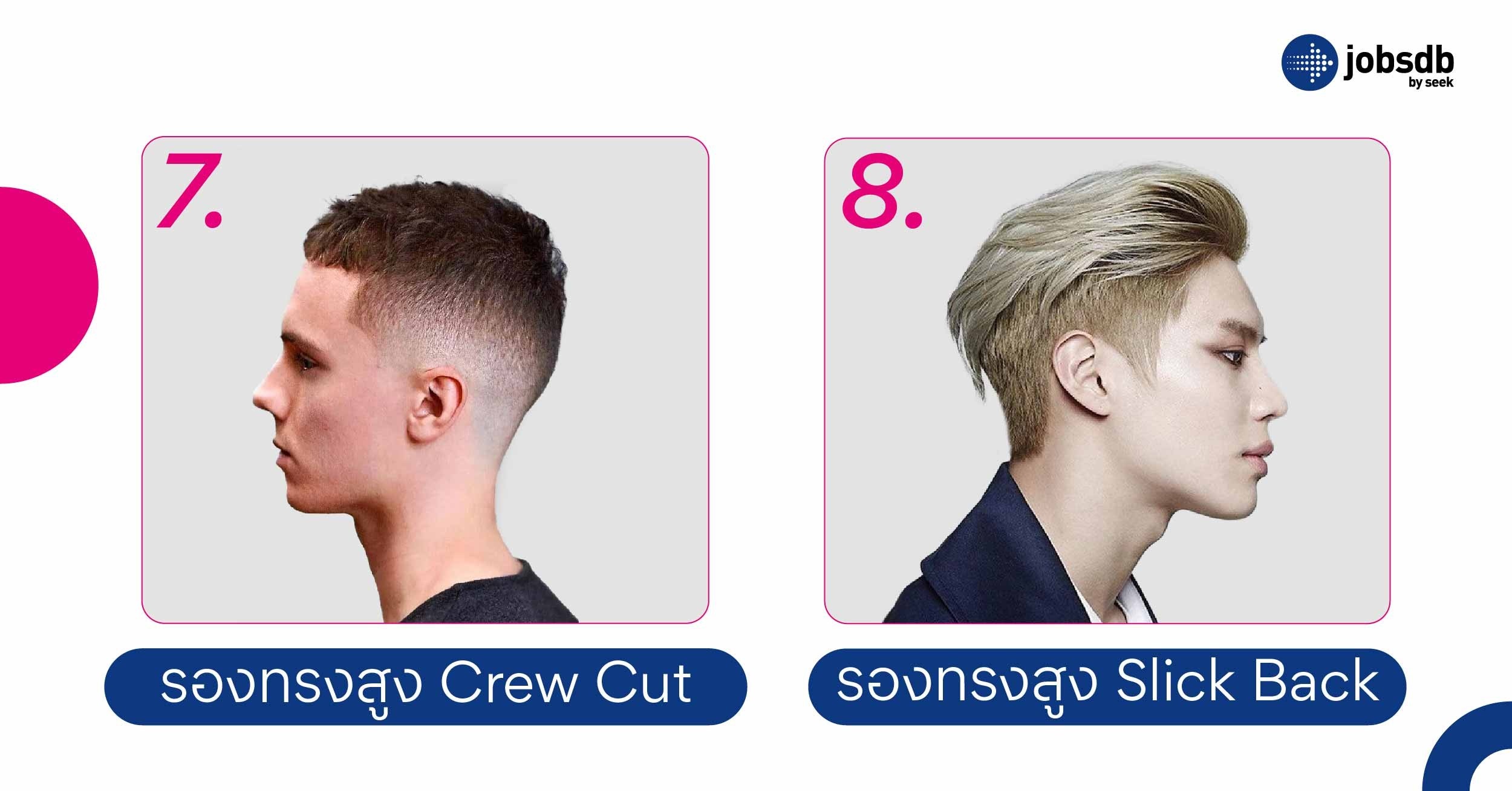 รองทรงสูง Crew Cut