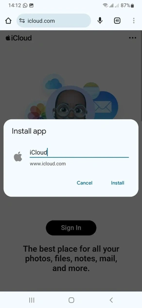 Android - Install app and give a name