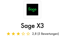 Bewertungen von Sage X3