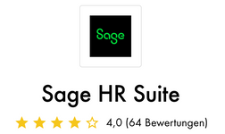 Sage HR Suite Bewertungsscore bei OMR Reviews