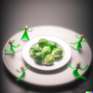 Brussel Sprouts, dancing on a plate, Romanticism.png