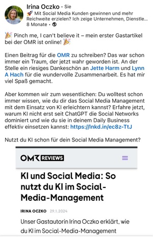 Social Media Ideen LinkedIn