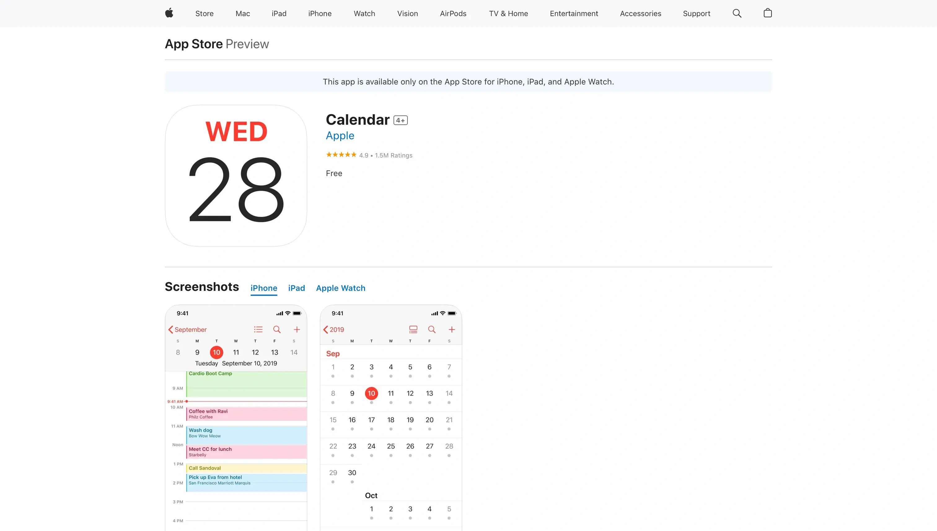 Apple Calendar on the App Store