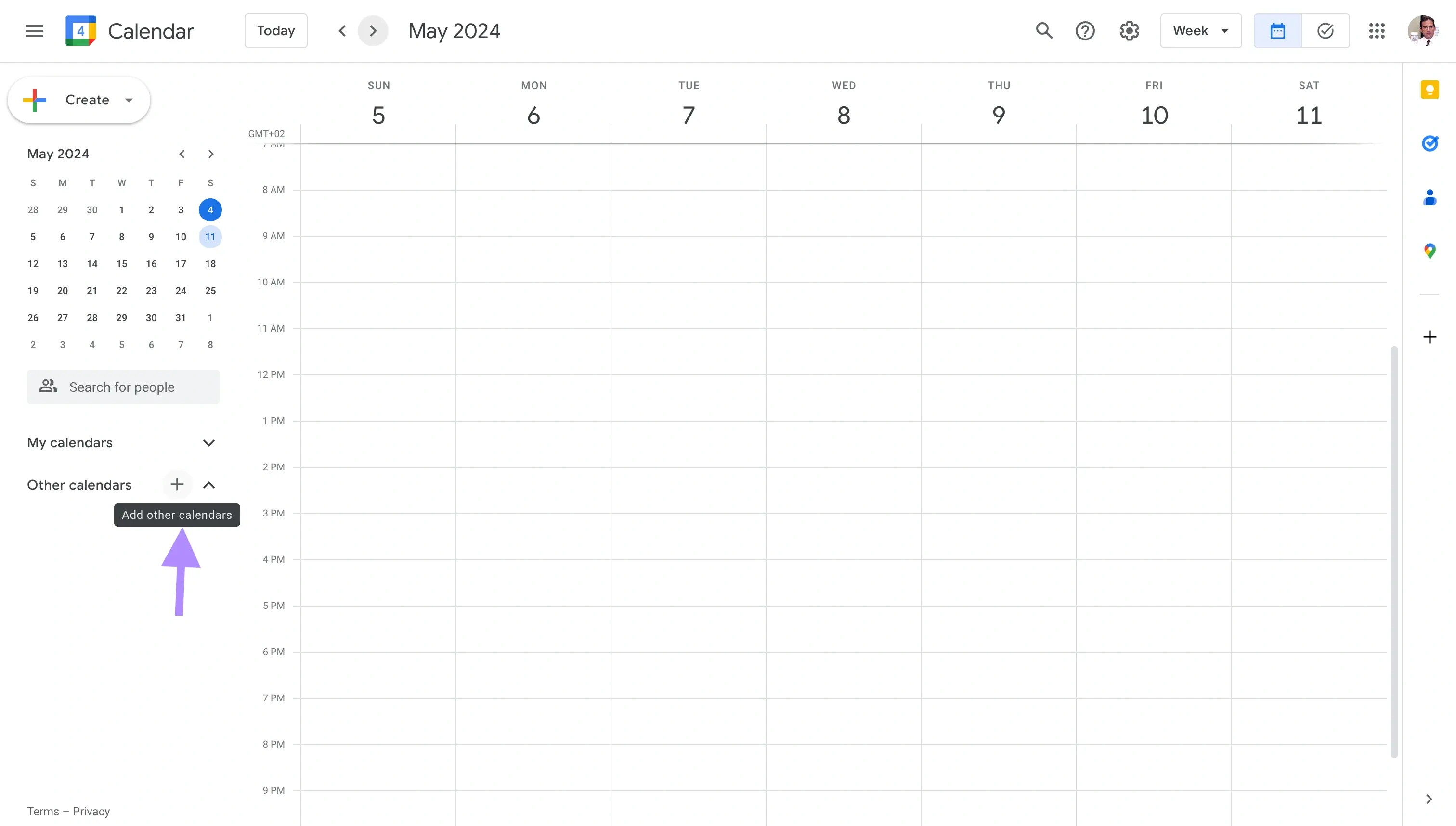 Google Calendar - Other Calendars