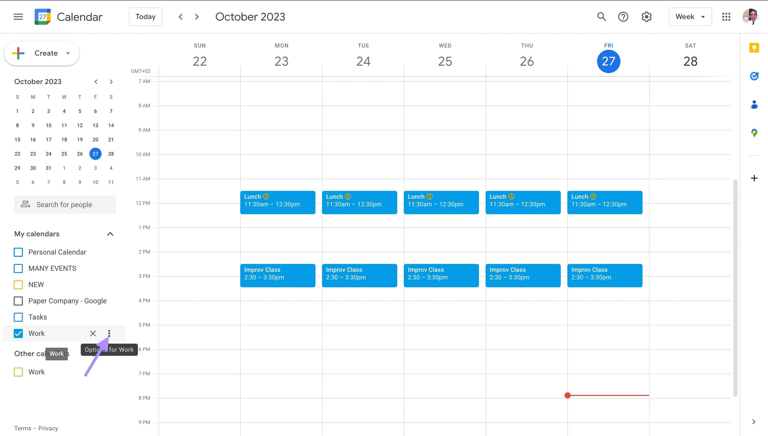 Google Calendar - Find the Google Calendar you want to link to Notion