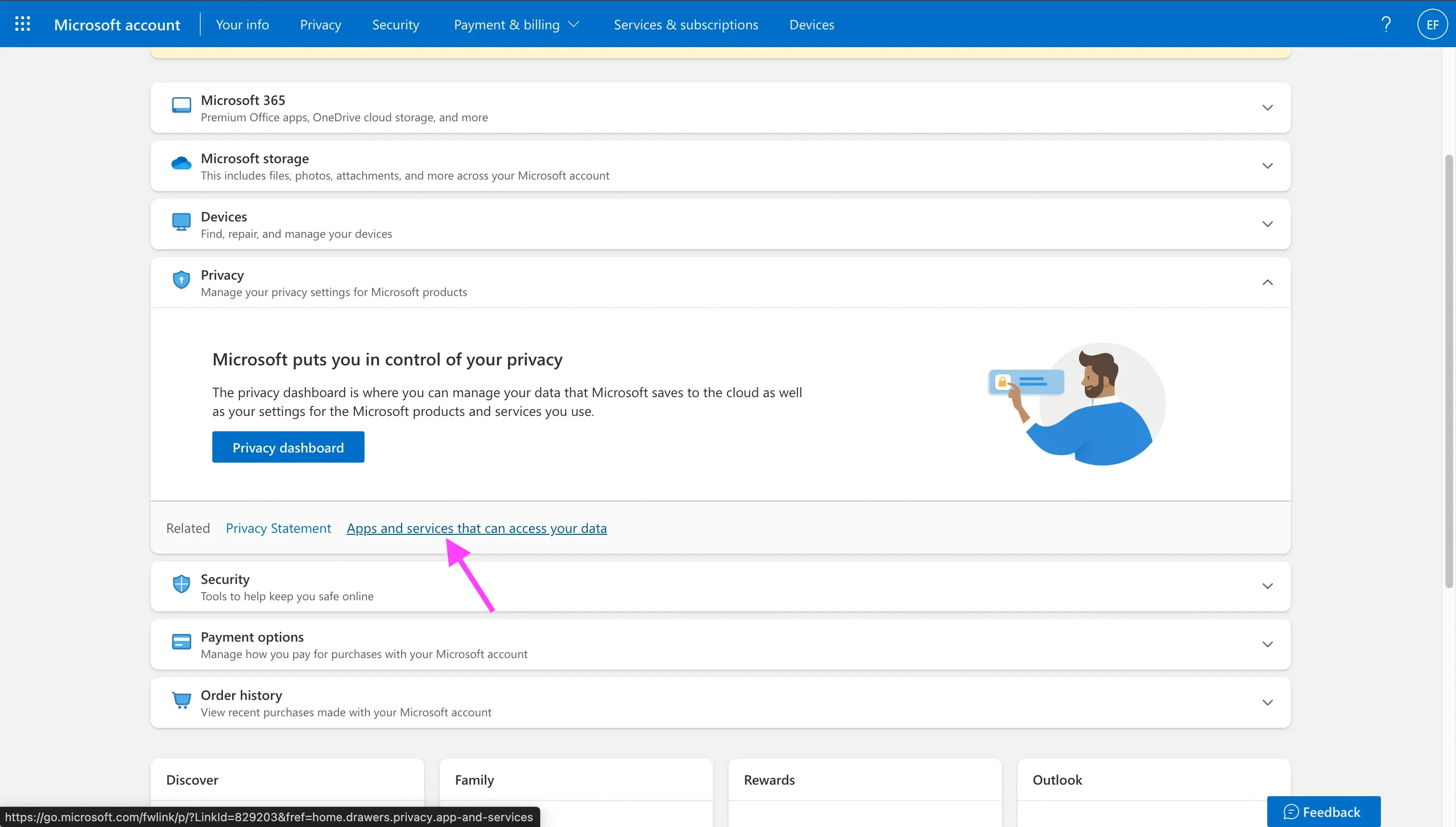 How to revoke third-party app access from Microsoft Account