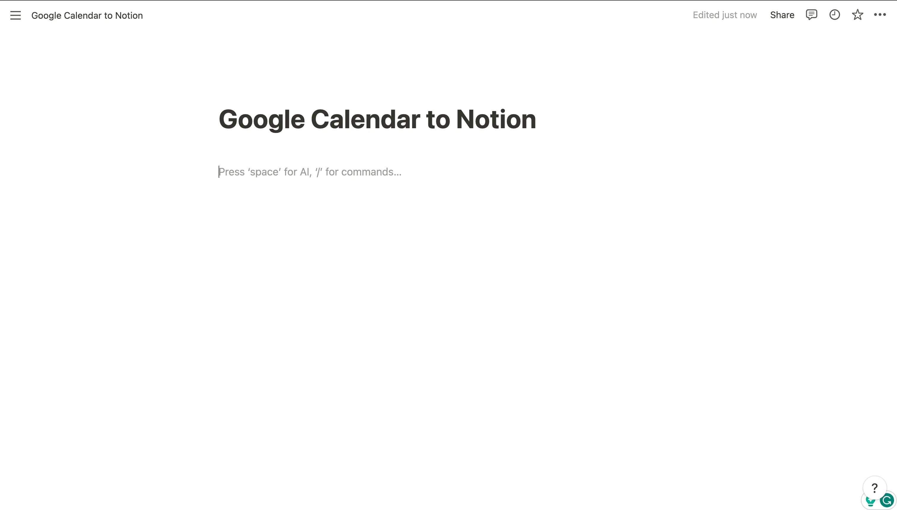 Notion Homepage