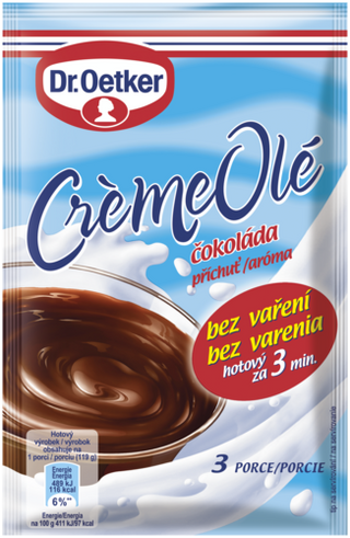 Picture - Crème Olé aróma čokoláda Dr. Oetker