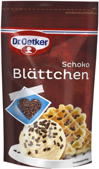 Picture - Dr. Oetker Schoko Blättchen