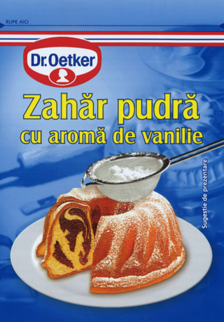 Picture - Zahăr pudră aromatizat Dr. Oetker cu aromă de rom (2 linguri)