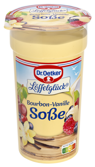 Picture - Dr. Oetker Bourbon-Vanille-Soße (aus dem Kühlregal) (aus dem Kühlregal)