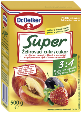 Picture - Želírovací cukor Super 3:1 Dr. Oetker