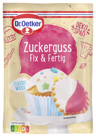 Picture - Dr. Oetker Fix und Fertig Zuckerguss Classic (125 g)