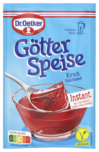 Picture - Dr. Oetker Götterspeise Instant Kirsch-Geschmack