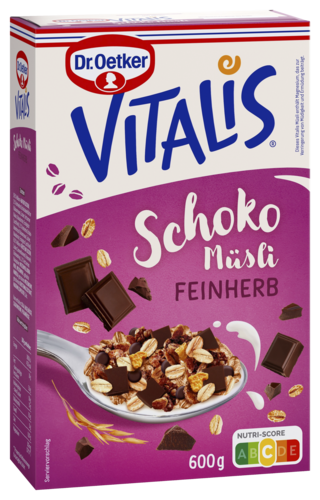 Picture - Dr. Oetker Vitalis Schoko-Müsli mit feinherber Schokolade