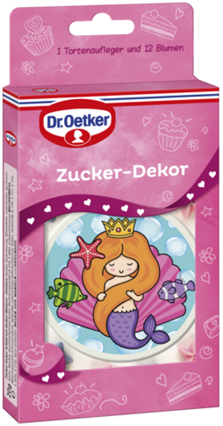Picture - Dr. Oetker Zucker Dekor Schild Meerjungfrau