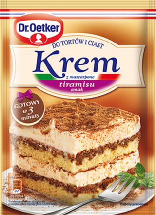 Picture - Kremu do tortów i ciast smak tiramisu Dr. Oetkera