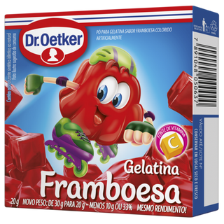 Picture - Gelatina Framboesa Dr. Oetker