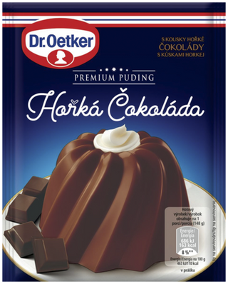 Picture - Premium Puding Hořká čokoláda Dr. Oetker