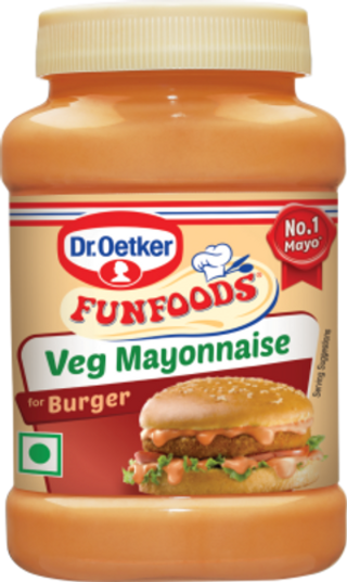 Picture - Dr. Oetker FunFoods Veg Mayonnaise for Burger