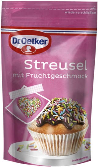 Picture - Dr. Oetker Streusel mit Fruchtgeschmack