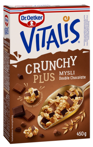 Picture - Dr. Oetker Vitalis Crunchy Double Chocolate mysliä
