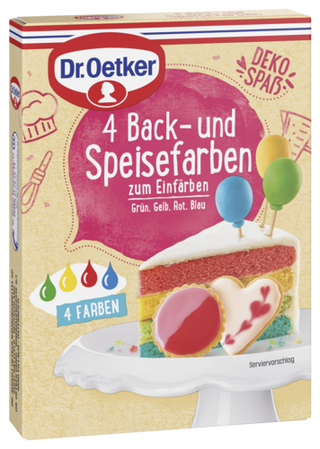 Picture - Dr. Oetker Back- und Speisefarbe (rot)
