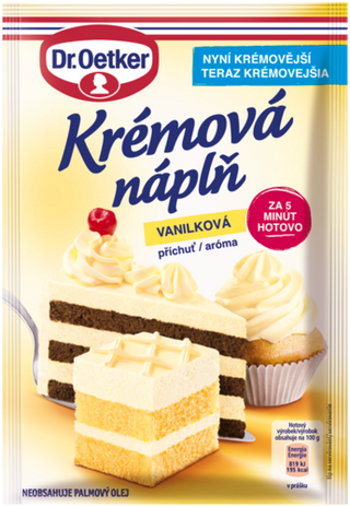 Picture - Krémová náplň vanilková Dr. Oetker