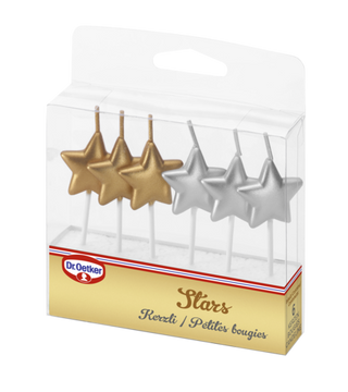 Picture - Petite bougie Stars Dr. Oetker