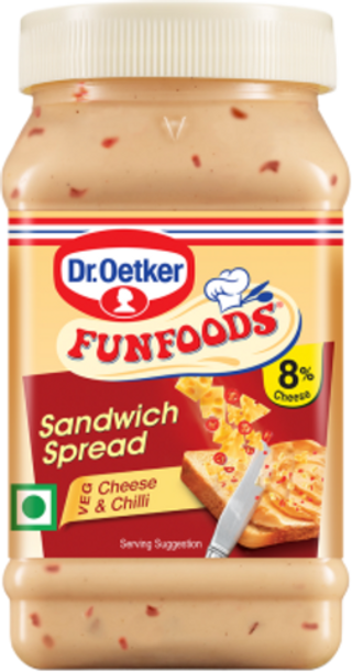 Picture - Dr. Oetker FunFoods Sandwich Spread Veg Cheese & Chilli