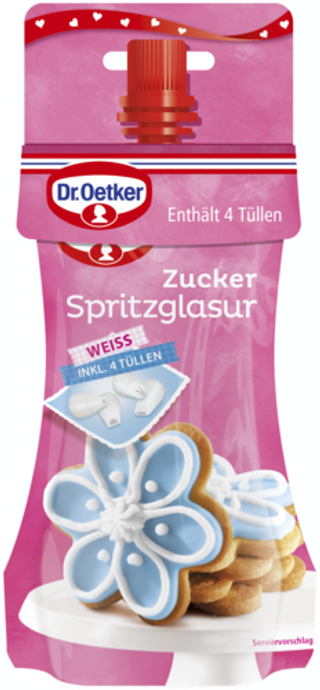 Picture - Dr. Oetker Zucker-Spritzglasur weiß