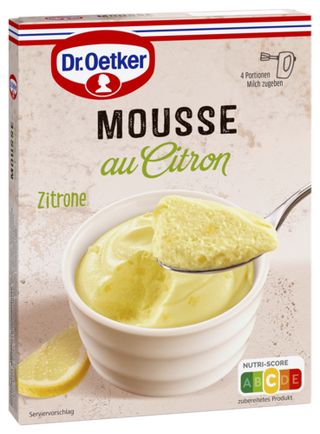 Picture - Dr. Oetker Mousse au Citron oder Mousse à la Vanille