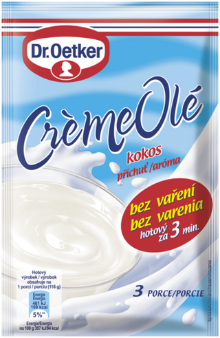 Picture - Crème Olé kokos příchuť Dr. Oetker