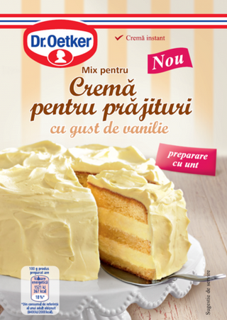 Picture - Cremă pentru prăjituri cu gust de vanilie cu preparare cu unt