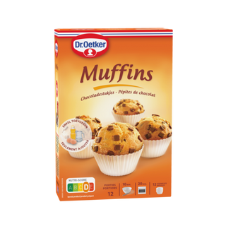 Picture - Muffins aux pépites de chocolat Dr. Oetker