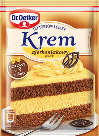 Picture - Kremu do tortów i ciast smak ajerkoniakowy Dr. Oetkera