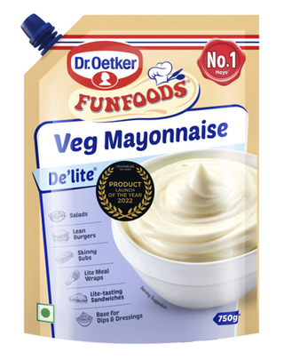 Picture - Dr. Oetker FunFoods Veg Mayonnaise De'lite (5 tbsp)