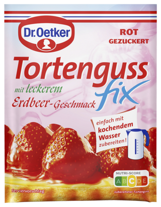 Picture - Dr. Oetker Tortenguss fix mit Erdbeer-Geschmack