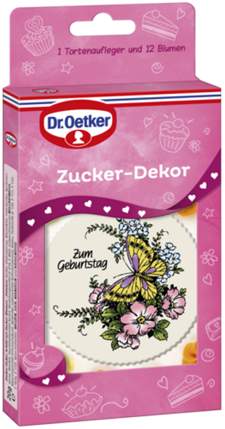 Picture - Dr. Oetker Zucker Dekor Schild Schmetterling
